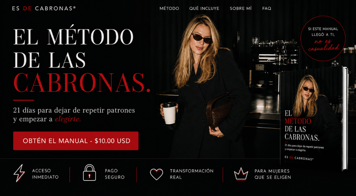 Es de Cabronas  | Manual para romper patrones — fondo final